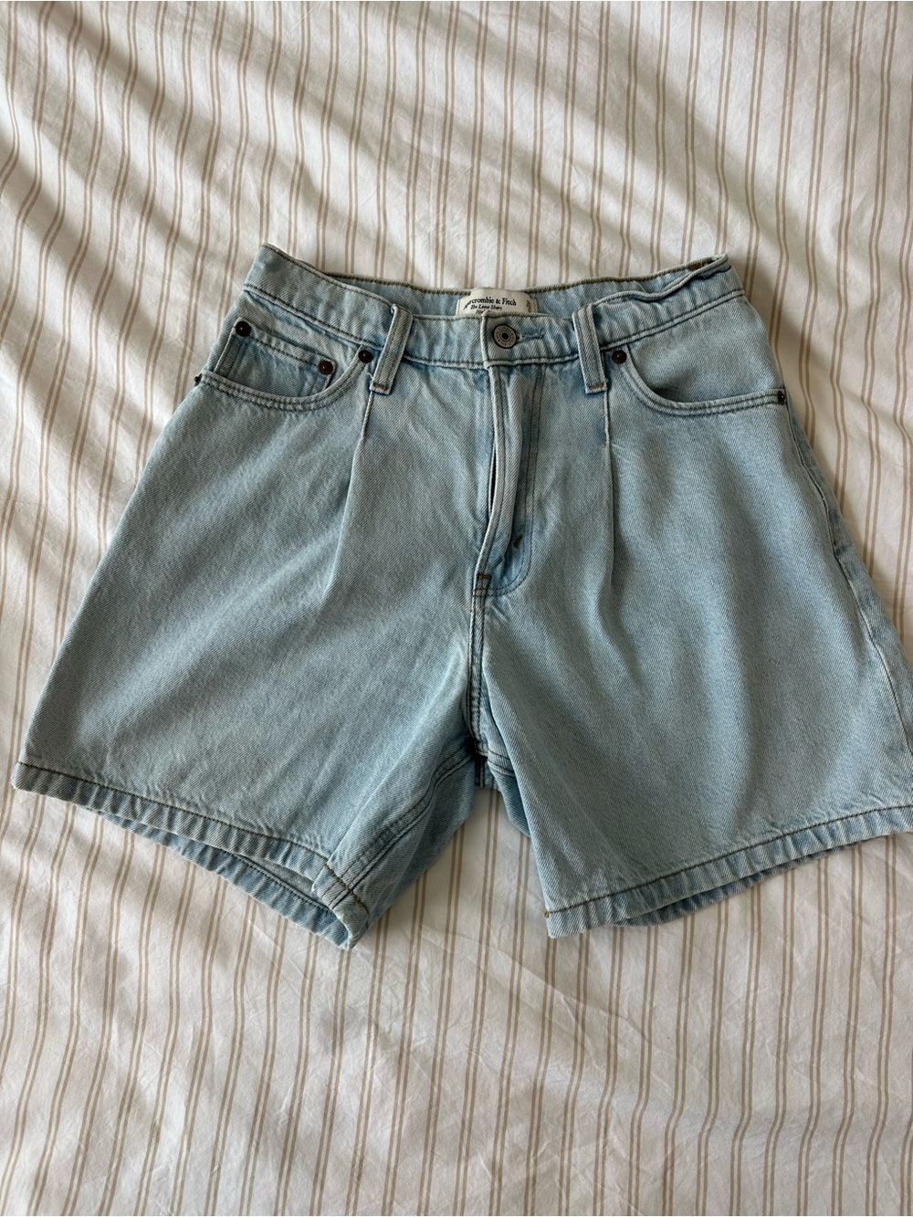 Abercrombie & Fitch Light Blue Denim Women’s Shorts